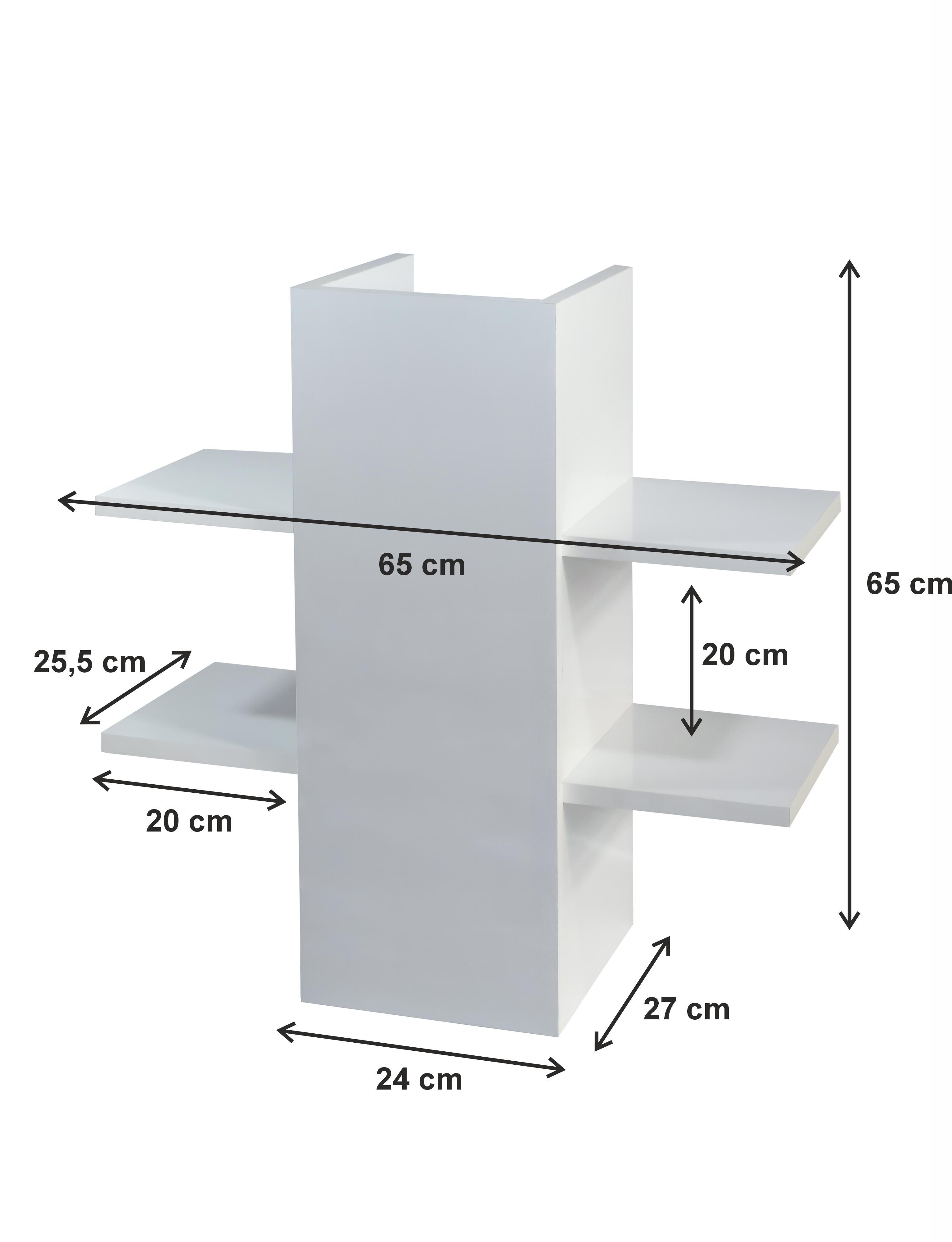 Lavabo Altı Dolap, Banyo Dolabı, Banyo Düzenleyici Raflar, Beyaz, AsudeHome
