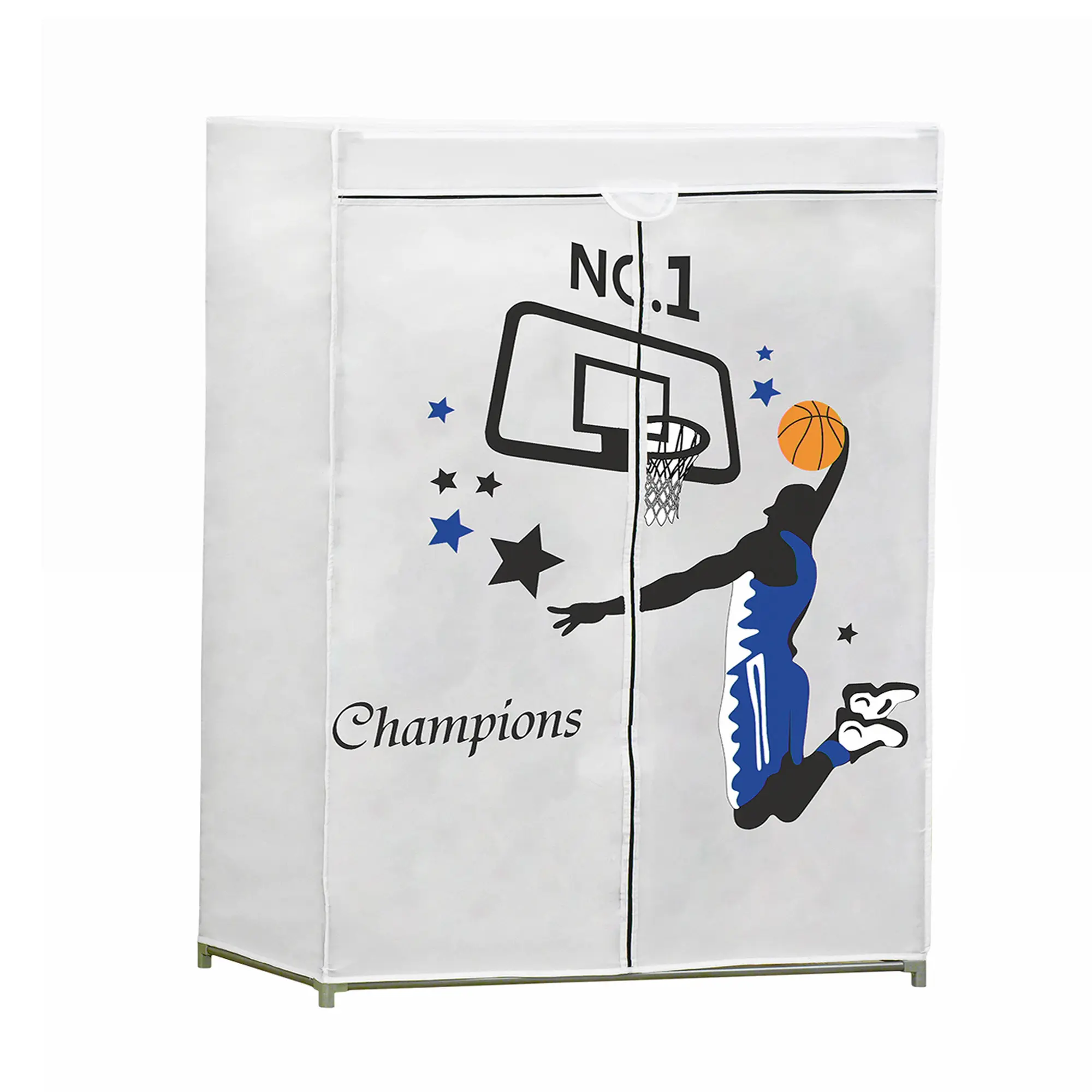 AsudeHome Bez Dolap-Classic Basketbol-Portatif Bez Dolap-Çelik Profilli