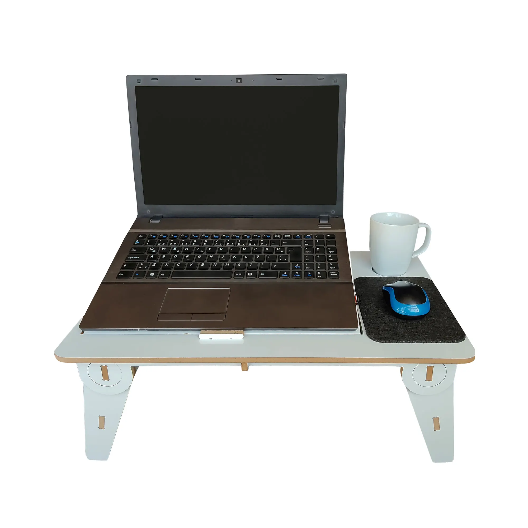 AsudeHome Laptop Standı-Rahle-Çalışma Masası-MDF