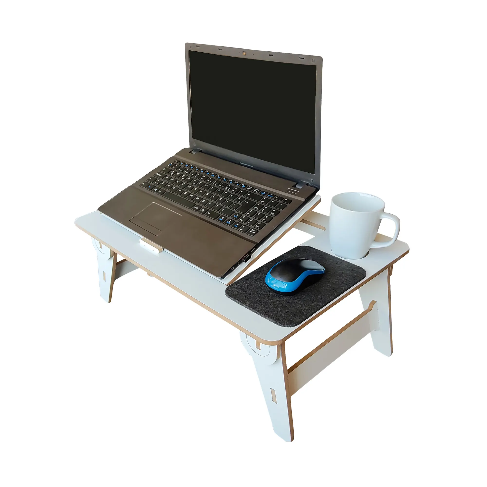 AsudeHome Laptop Standı-Rahle-Çalışma Masası-MDF