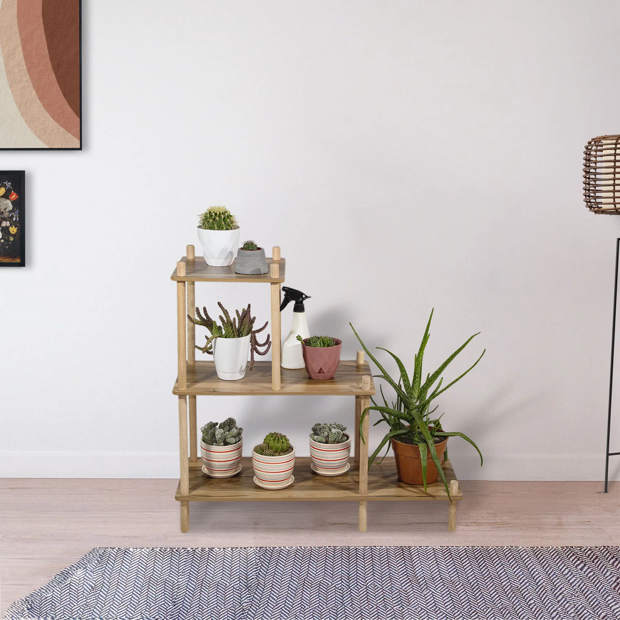 AsudeHome 10 Adet Toptan Çiçeklik, Saksılık, Çiçek Standı, Dekoratif Saksı-No1