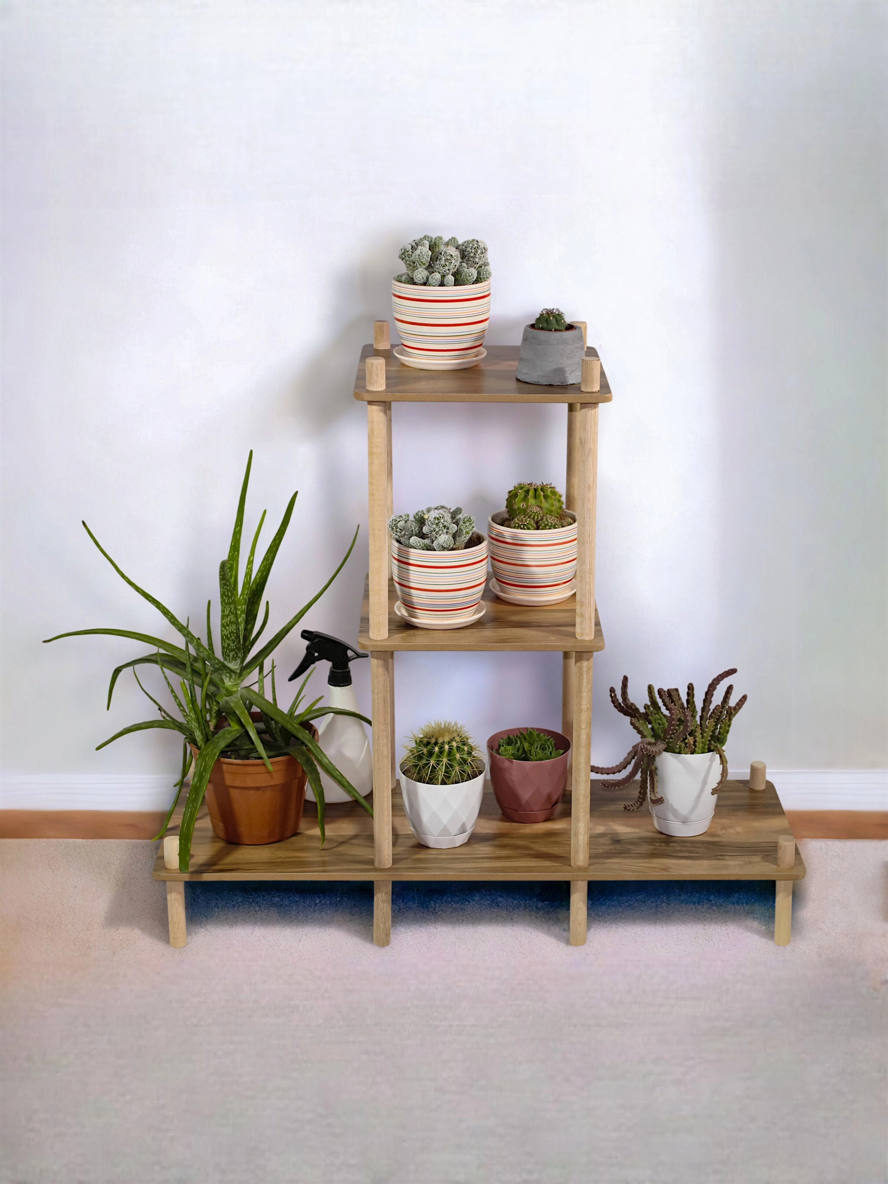 AsudeHome Çiçeklik, Saksılık, Çiçek Standı, Dekoratif Saksı-No2