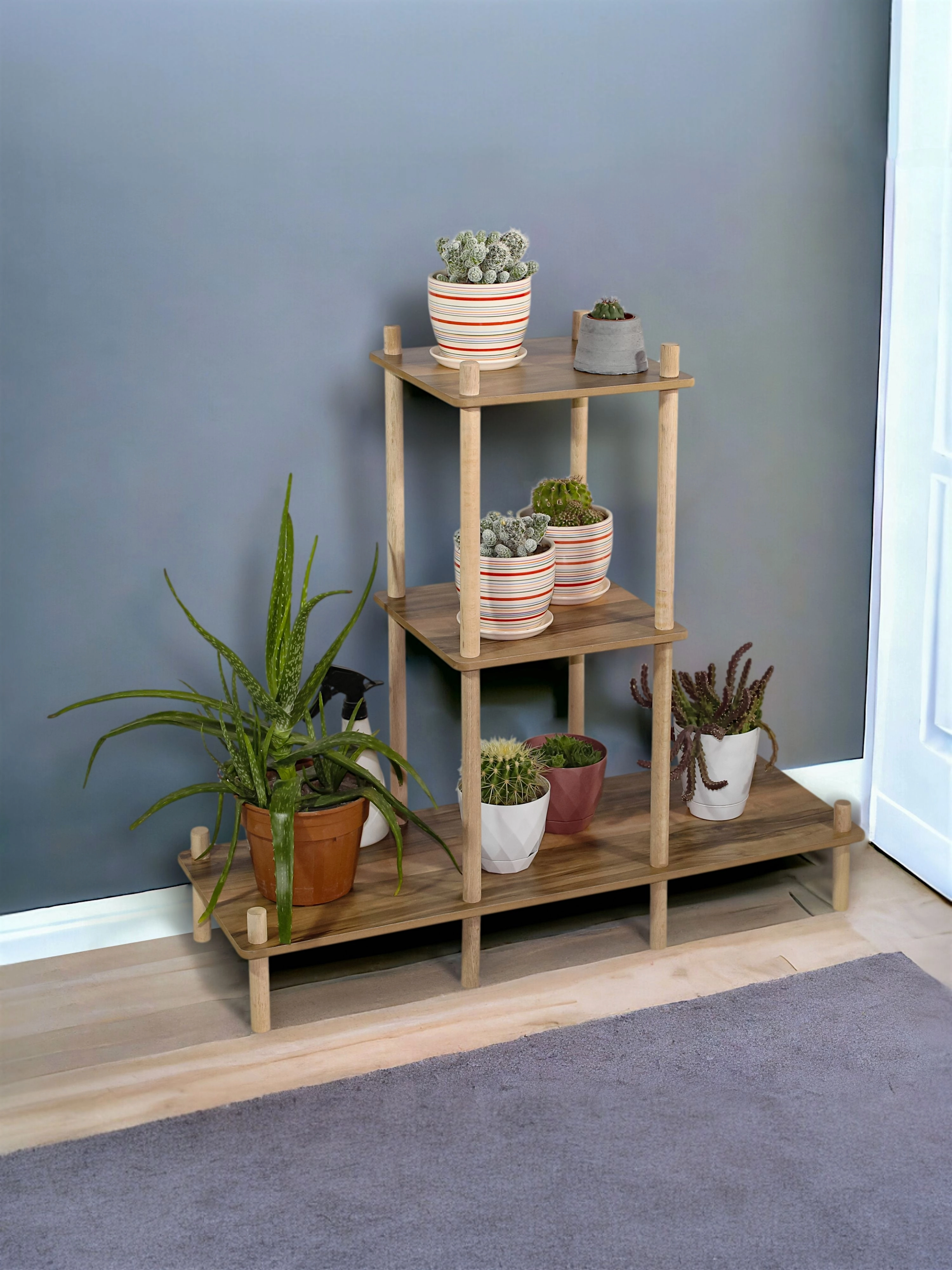 AsudeHome Çiçeklik, Saksılık, Çiçek Standı, Dekoratif Saksı-No2