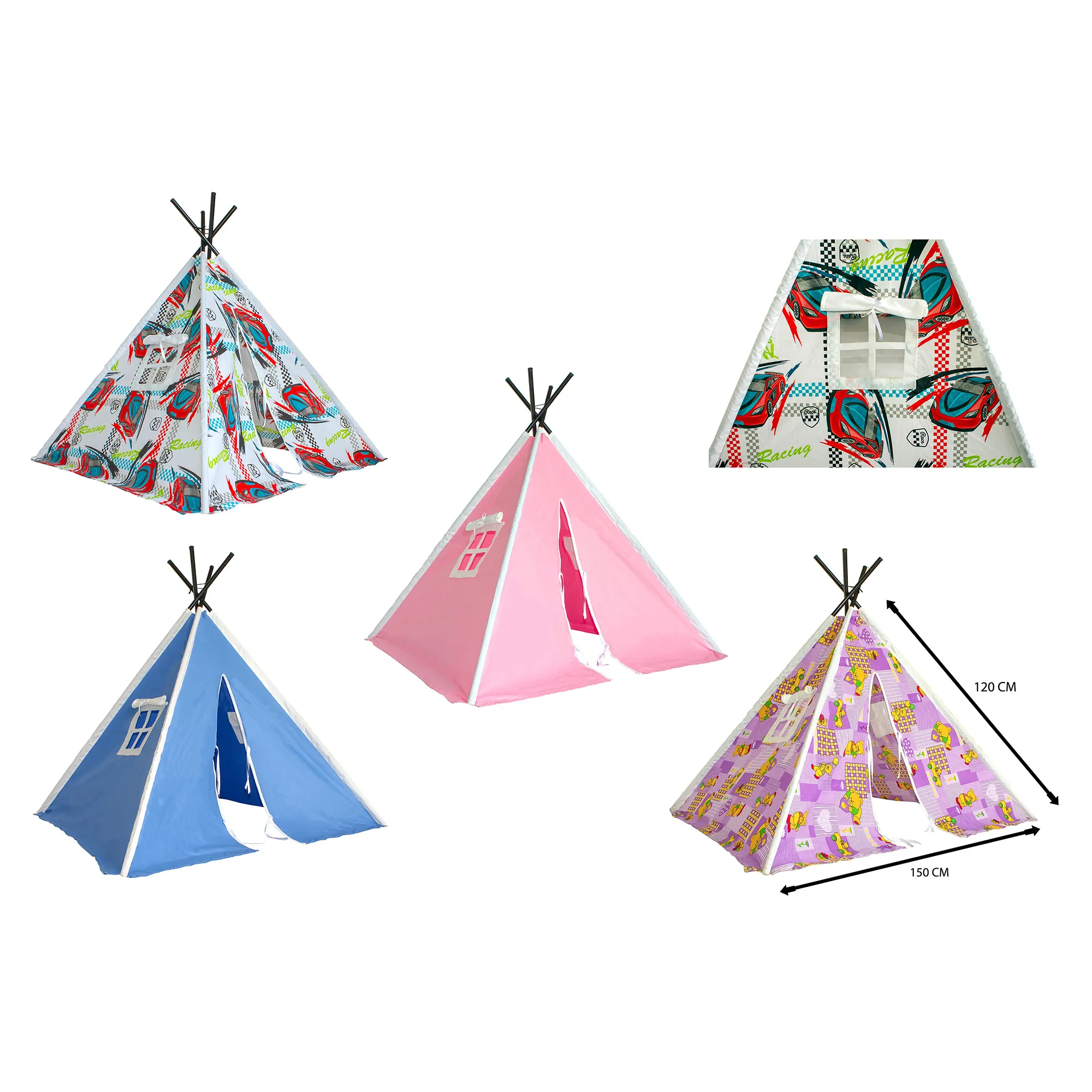 AsudeHome Çocuk Oyun Çadırı- Çocuk Oyun Evi Mavi