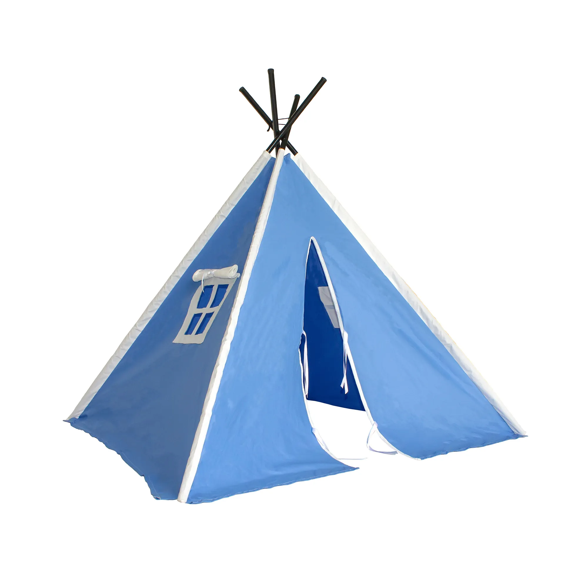 AsudeHome Çocuk Oyun Çadırı- Çocuk Oyun Evi Mavi