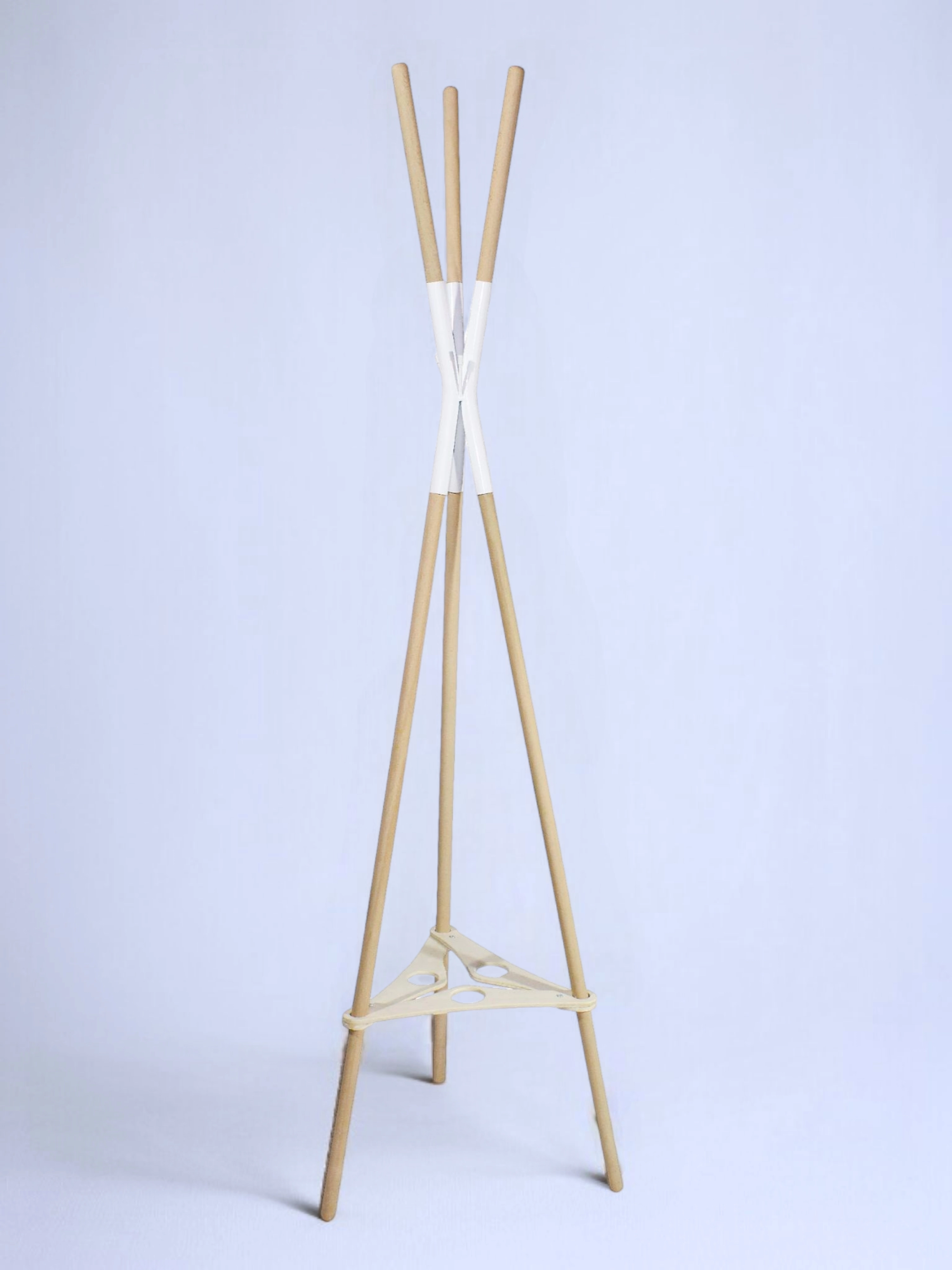 Ahşap Ayaklı Elbise Askısı Ahşap Tasarım Portmanto 160 X 44 Cm AsudeHome