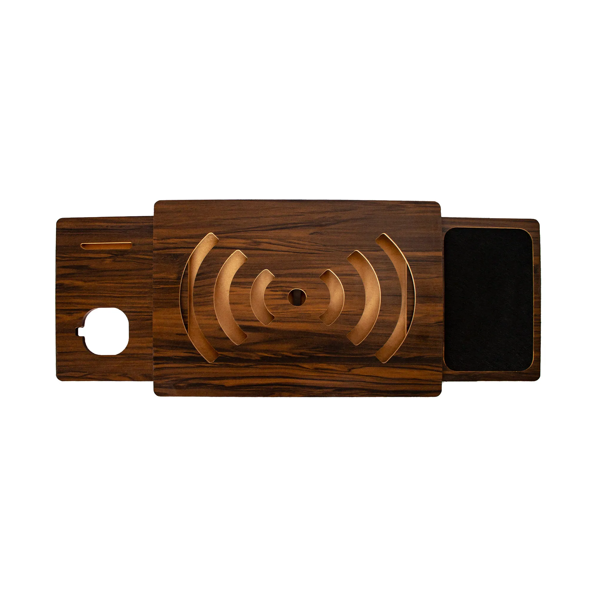 AsudeHome Dizüstü sehpa Laptop Standı-Düzenleyici Saten Ceviz