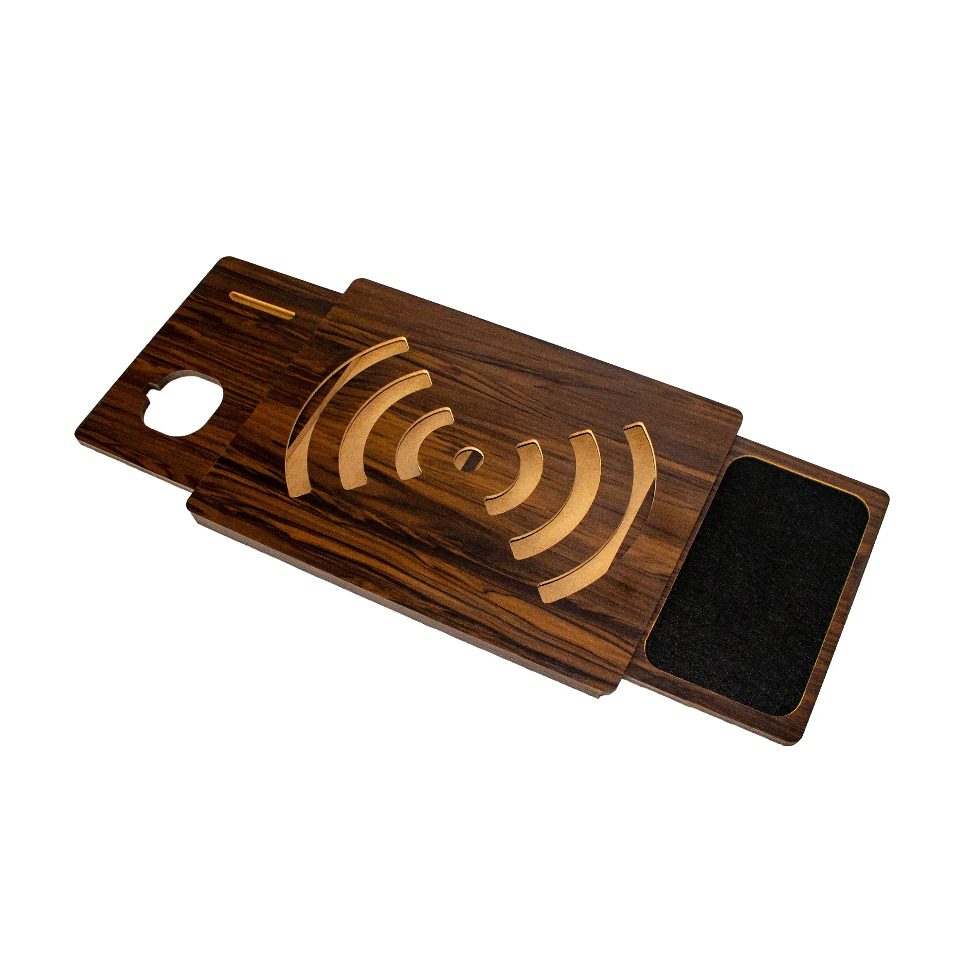 AsudeHome Dizüstü sehpa Laptop Standı-Düzenleyici Saten Ceviz