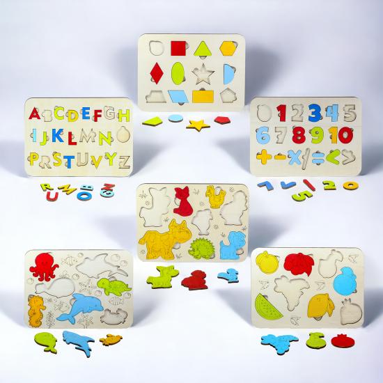 Eğitici Oyuncak, Eğitici Öğretici Set, Puzzle