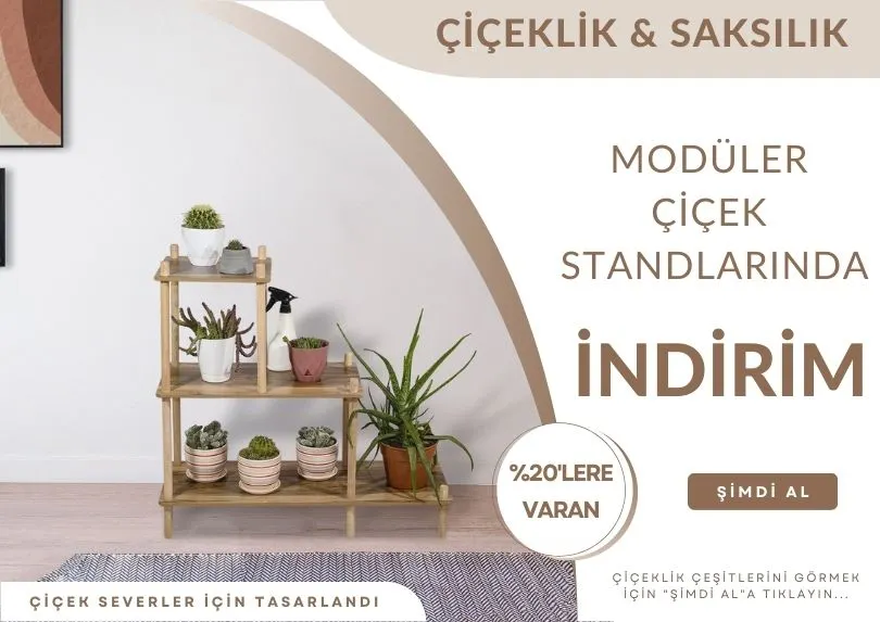 Çiçeklik-Saksılık-Çiçek Standı